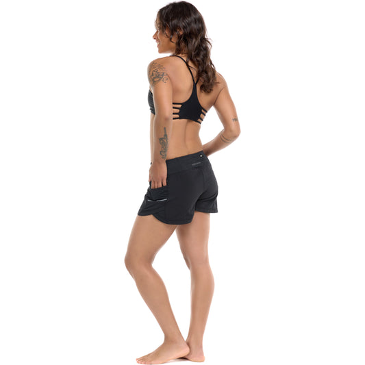 Body glove short noir femme