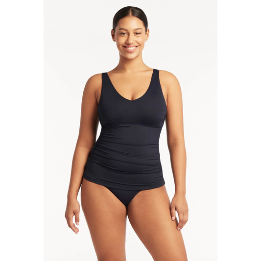 Sea level swim tankini noir